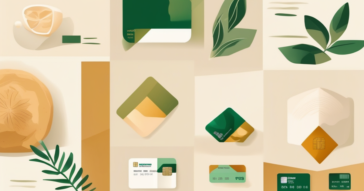 a credit card and a payment button