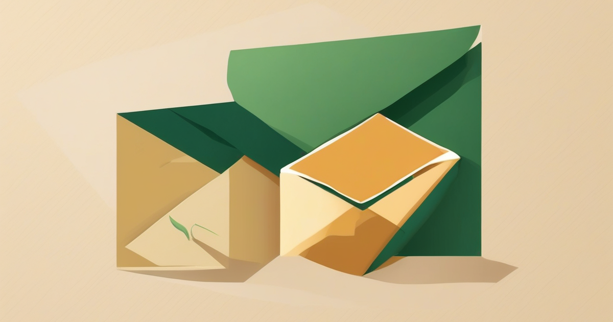 an envelope with a small upward arrow