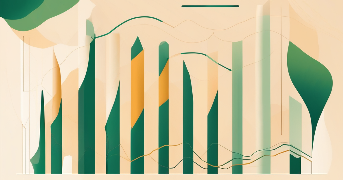 a rising line chart of visitors to a page